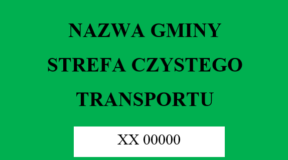 Wzór nalepki uprawniającej do wjazdu do stref czystego transportu przekazany do konsultacji publicznych