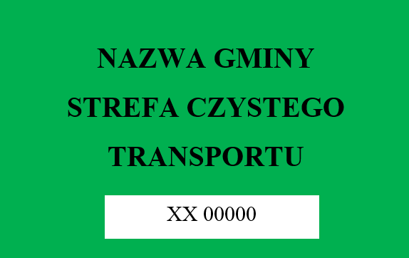 Wzór nalepki uprawniającej do wjazdu do stref czystego transportu przekazany do konsultacji publicznych