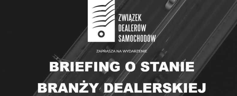SPRM zaprasza na wydarzenie: Briefing o stanie branży dealerskiej – koniec 2024 roku, perspektywy na 2025 rok