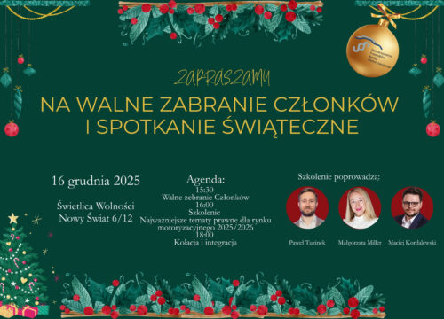 Walne Zebranie i Spotkanie Świąteczne członków oraz partnerów Stowarzyszenia